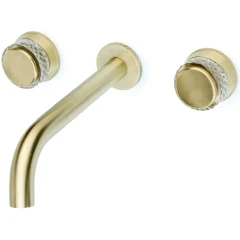 Смеситель из стены на 3 отв, Boheme Aura, 152-2-MG-A цвет: золото