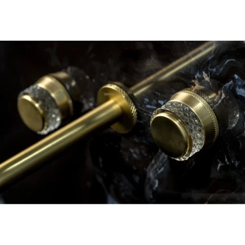 Купить купить смеситель из стены на 3 отв, boheme aura, 152-2-mg-a цвет: золото