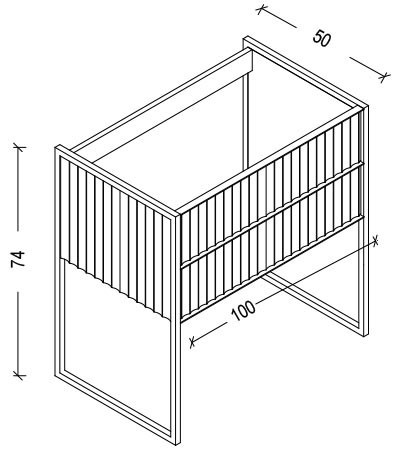 Купить купить тумба под раковину, armadi art monaco, белый, золото арт. 867-100-wg