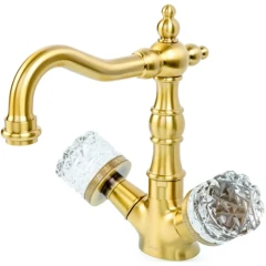 Смеситель для раковины, Boheme Crystal, бронза арт. 312-CRST