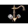 Купить купить смеситель для раковины, boheme crystal, бронза арт. 312-crst
