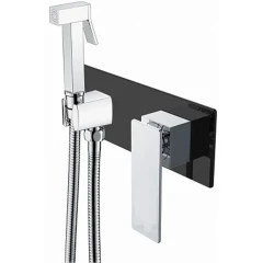 Гигиенический душ со смесителем, Boheme Q, черный, хром арт. 147-BCR.2