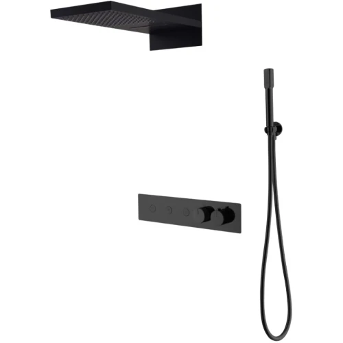 Купить купить душевая система с термостатом, boheme fusion, черный арт. 131-b