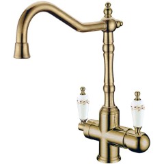 Смеситель для кухни, Boheme Medici, бронза арт. 111-PR