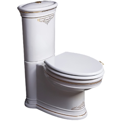 Купить купить унитаз компакт с узором с бачком без сиденья, boheme puro, белый арт. 959-g