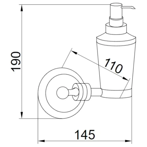 Купить купить дозатор для жидкого мыла, boheme hermitage, золото арт. 10367