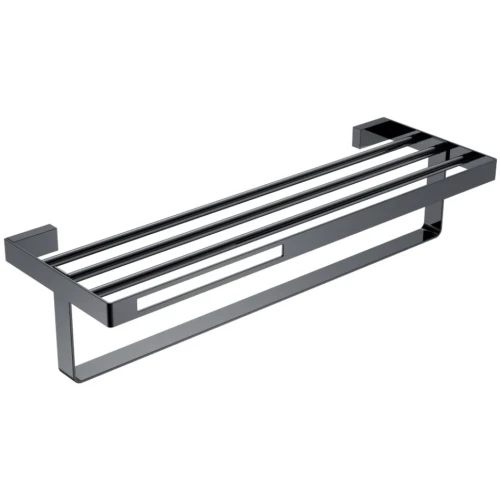 Купить купить полка для полотенец, boheme q, оружейная сталь арт. 10947-sgm