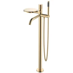 Смеситель напольный gold touch gold, Boheme STICK, золото 129-GG.2