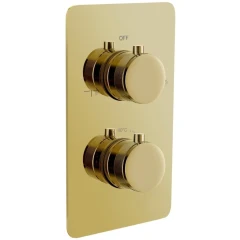 Смеситель для душа с термостатом, Boheme Cell, золото арт. 134-2-G