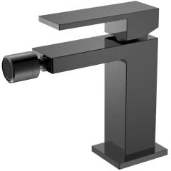 Смеситель для биде, Boheme Qubic, оружейная сталь арт. 476-SGM