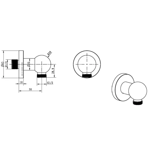 Купить купить шланговое подключение, boheme imperiale, золото арт. 605