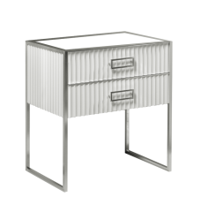 Тумба под раковину, Armadi Art Monaco, белый, хром арт. 867-080-WCR