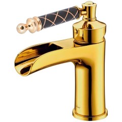 Смеситель для раковины, Boheme Vogue, золото арт. 211-MR-B