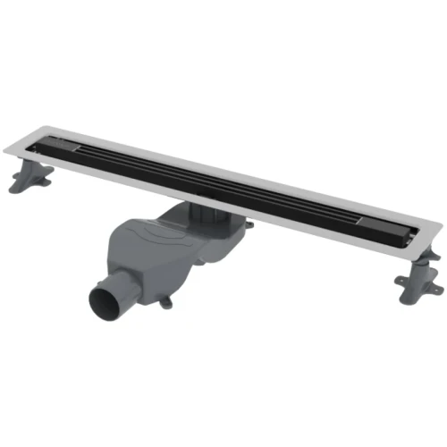 Купить купить душевой лоток с решеткой, armadi art b&t infinity, черный арт. 981-80-b