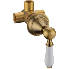 Дайвертер встраиваемый, латунь, Boheme Medici арт. 622