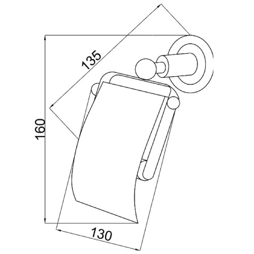 Купить купить держатель туалетной бумаги с крышкой, boheme murano, золото, шоколад арт. 10901-ch-g