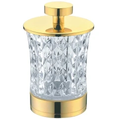 Стакан для ватных дисков, Boheme, золото арт. 10215