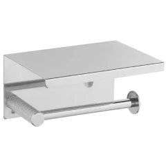 Держатель туалетной бумаги с полкой, Boheme Uno, хром арт. 10971-CR