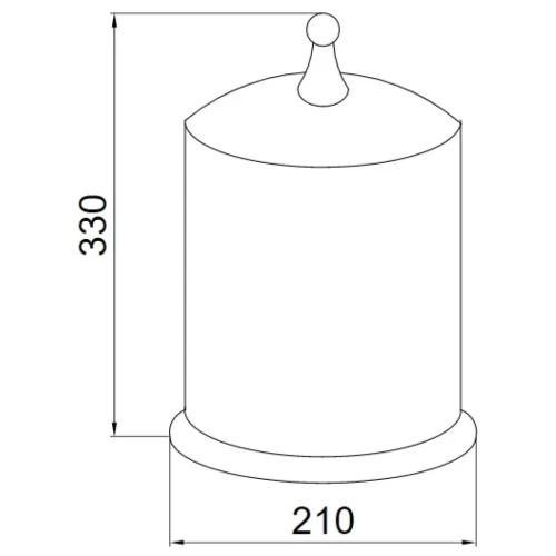 Купить купить ведро для мусора, boheme brillante, хром арт. 10437