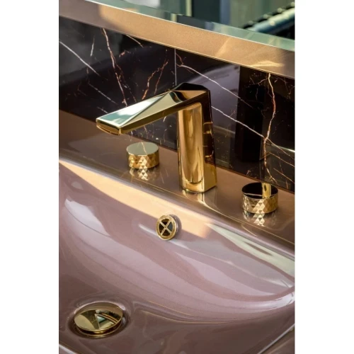 Купить купить смеситель для раковины, boheme venturo, золото арт. 150-g-diamond