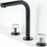Купить купить смеситель на столешницу на 3 отв., boheme elegante, 152-b-el цвет: черный