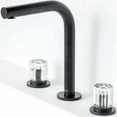 Смеситель на столешницу на 3 отв., Boheme Elegante, 152-B-EL цвет: черный