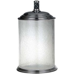 Ведро для мусора, Boheme Murano, хром, черный арт. 10914-B-CR