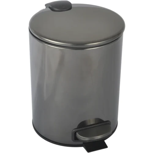 Купить купить ведро для мусора, boheme uno, оружейная сталь арт. 10426-sgm