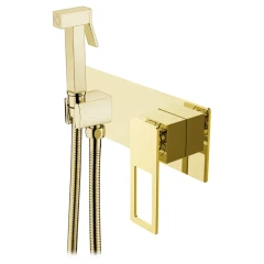 Гигиенический душ со смесителем, Boheme Q, золото арт. 147-GG
