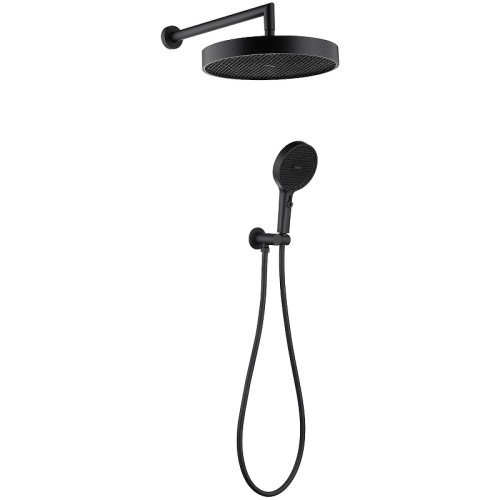 Купить купить комплект верхнего и ручного душа, boheme cell, черный арт. 427-b