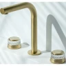 Купить купить смеситель на столешницу на 3 отв, boheme aura, 152-mg-a цвет: золото