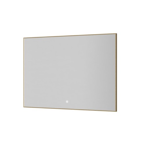 Купить купить зеркалос подсветкой с сенсорным выключателем и подогревом, armadi art modern, золото арт. 543-100-mg