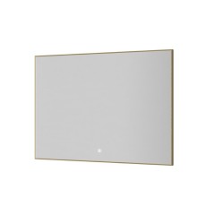 Зеркалос подсветкой с сенсорным выключателем и подогревом, Armadi Art Modern, золото арт. 543-100-MG