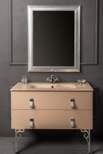 Купить купить тумба под раковину, подвесная, armadi art neoart, cappucino арт. 831-100-cp