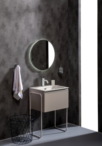 Купить купить тумба под раковину, подвесная, armadi art vallessi, кашемир арт. 837-060-c