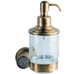 Дозатор для жидкого мыла, Boheme Royal Cristal, бронза арт. 10932-BR