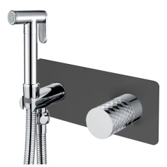 Гигиенический душ со смесителем, Boheme Stick, черный арт. 127-BCR