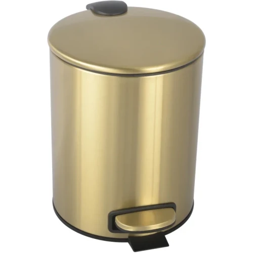 Купить купить ведро для мусора, boheme uno, золото арт. 10426-mg