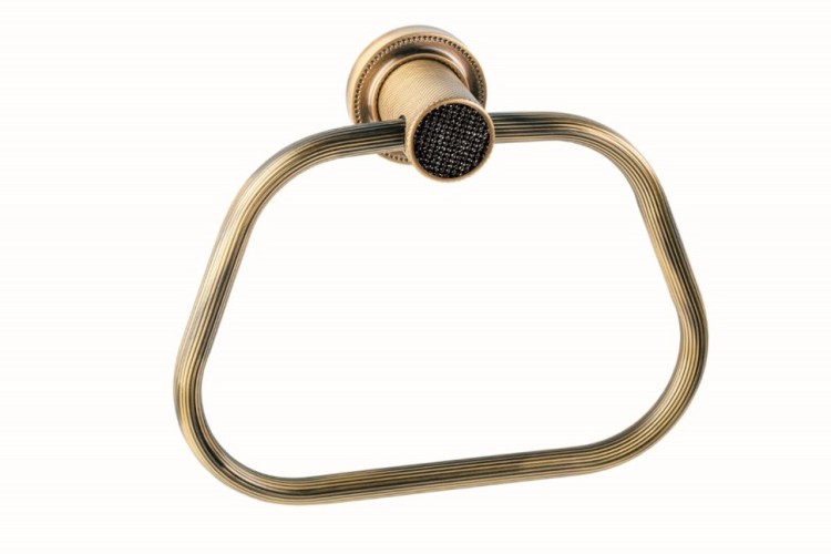 Купить купить кольцо для полотенец, boheme royal cristal, бронза арт. 10925-br-b