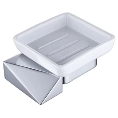 Мыльница, Boheme New Venturo, хром, белый арт. 10313-CR