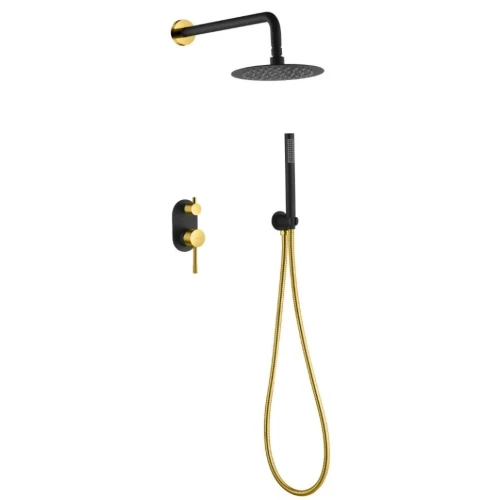 Купить купить душевая система, boheme uno, черный арт. 464-bg