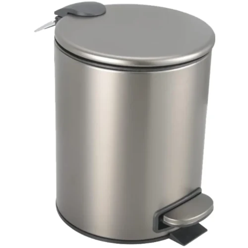 Купить купить ведро для мусора, boheme uno, оружейная сталь арт. 10426-gm