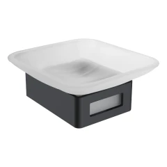 Мыльница, Boheme Q, черный, золото арт. 10943-G-B