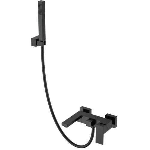 Купить купить смеситель для ванны, boheme qubic, черный арт. 473-b