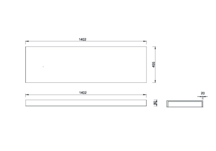 Купить купить столешница под раковину, armadi art flat, белый арт. 869-140