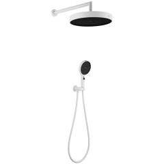Комплект верхнего и ручного душа, Boheme Cell, белый арт. 427-MW