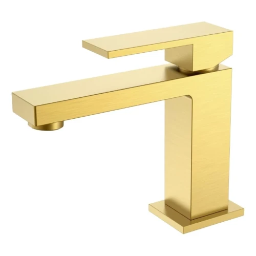 Купить купить смеситель для раковины, boheme qubic, золото арт. 471-mg