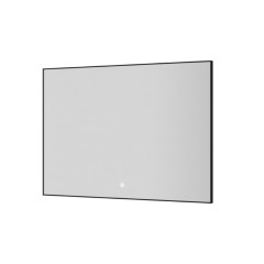 Зеркалос подсветкой с сенсорным выключателем и подогревом, Armadi Art Modern, черный арт. 543-100-B