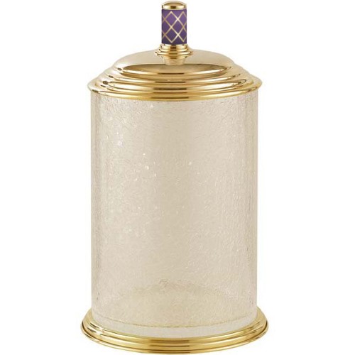 Купить купить ведро для мусора фиолетовое, boheme murano, золото, фиолетовый арт. 10914-v-g