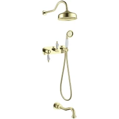 Душевая система, Boheme Imperiale Ripresa, золото арт. 328
